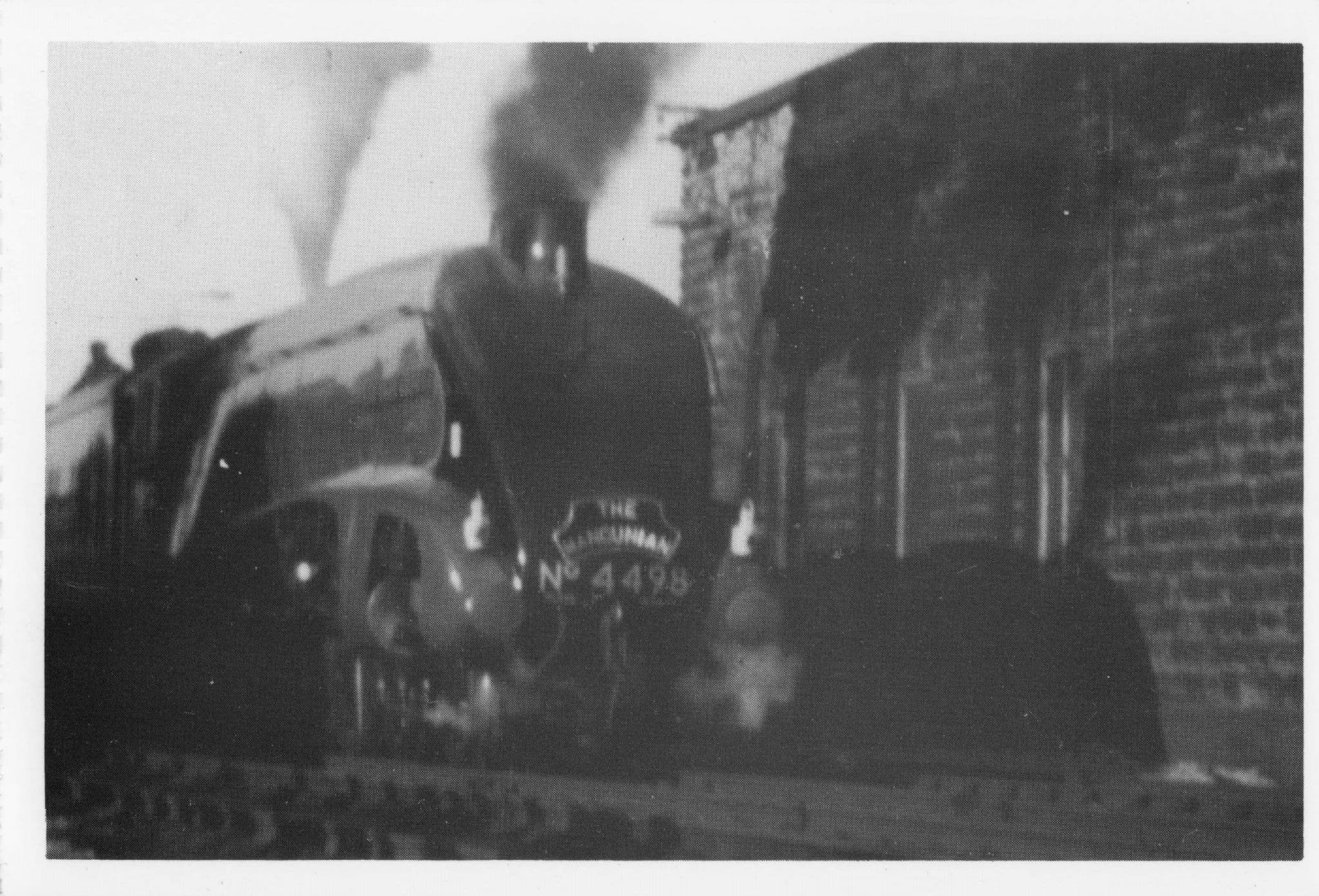 Rocket 150 Train Coal Stop at Blackburn Station 1980 Postcard
