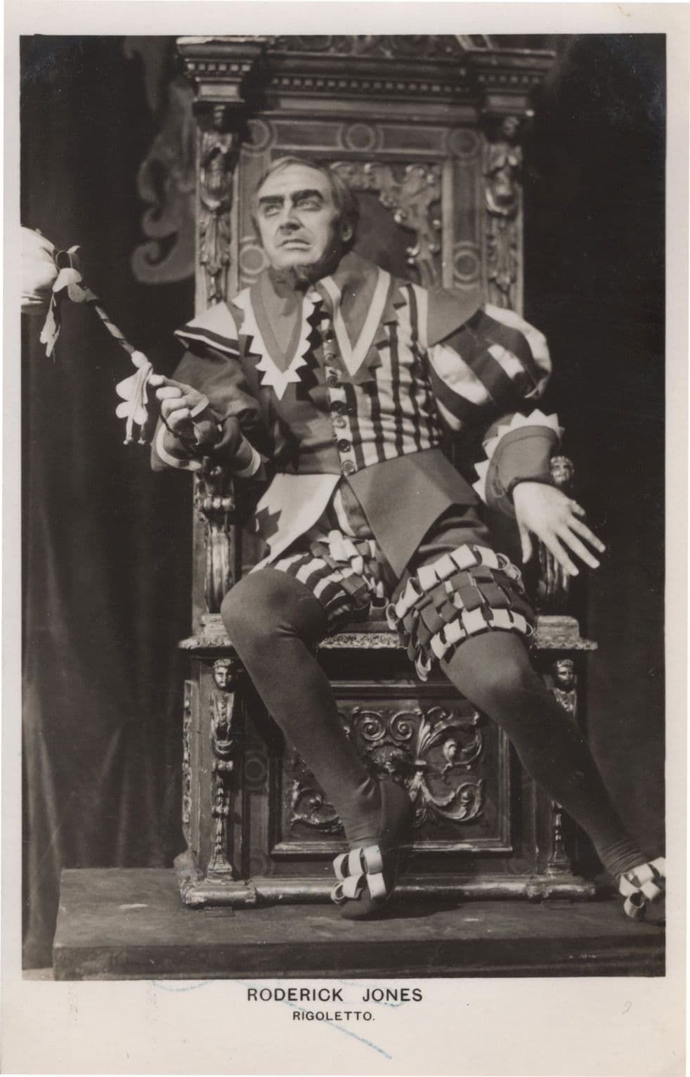 Roderick Jones Welsh Opera Singer Rigoletto Vintage Hand Signed Photo