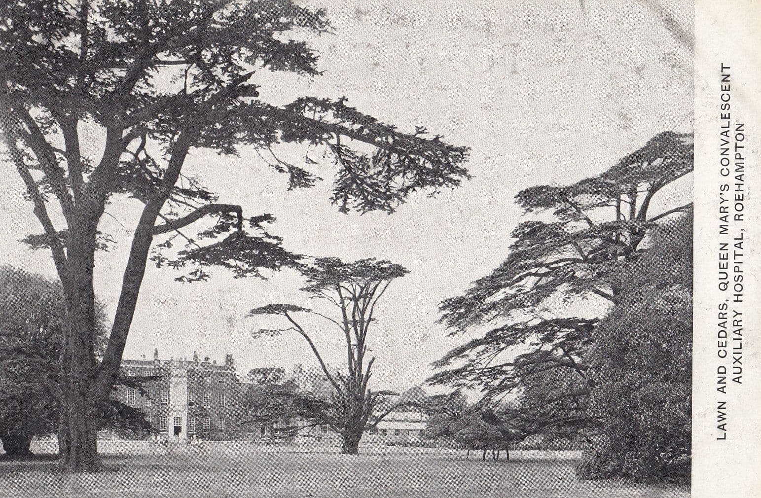 Roehampton Queen Marys Convalescent Hospital from 1915 WW1 Patient Postcard