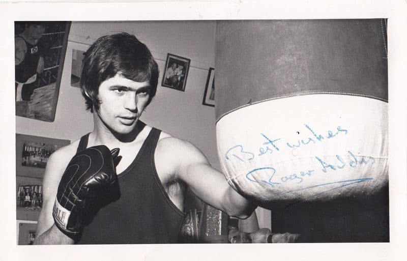 Roger Aldis Doncaster Boxer Hand Signed Photo