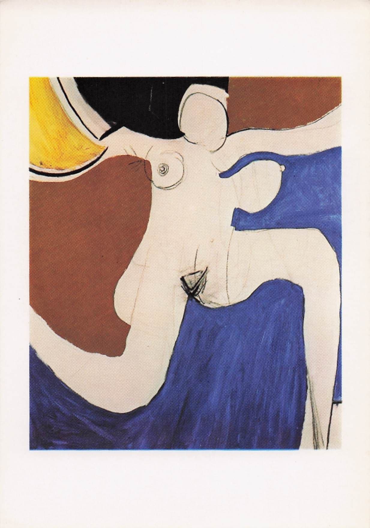 Roger Hilton Oi Yoi Yoi December 1963 Tate Gallery Painting Postcard
