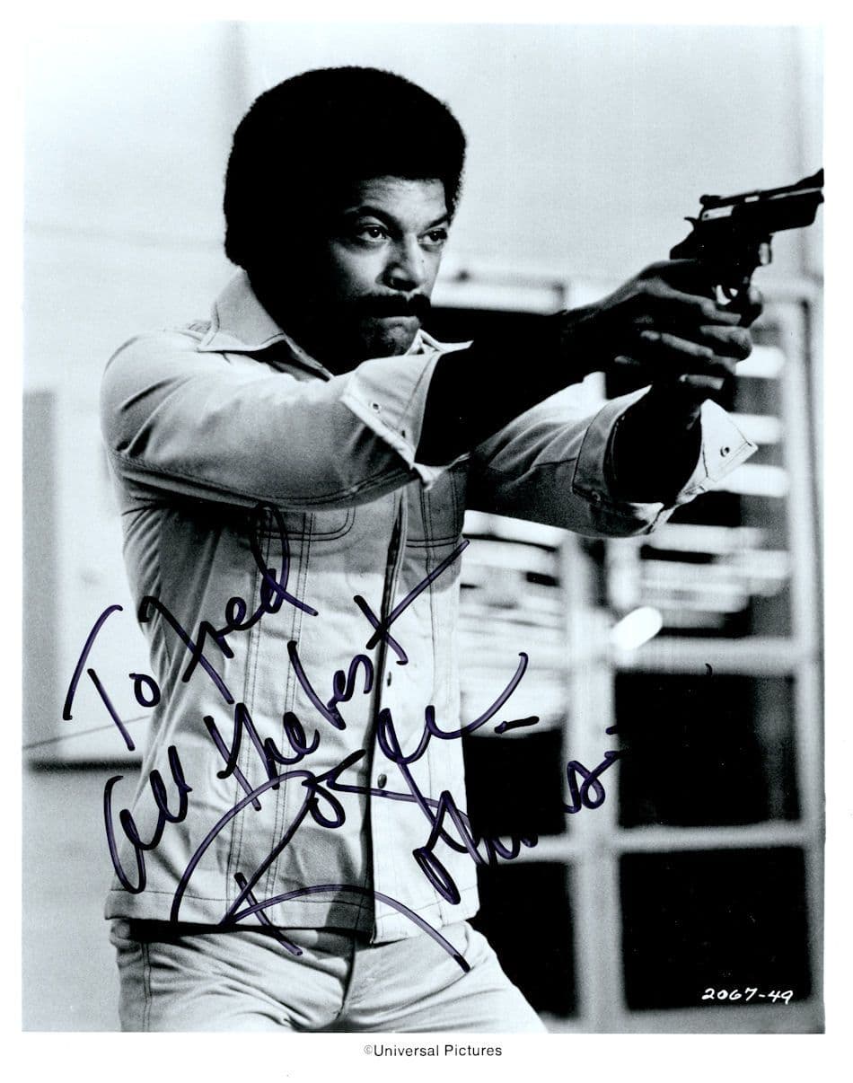 Roger Robinson in Newman's Law 10x8 Hand Signed Press Photo