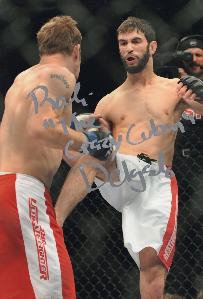 Roland Delgado 12x8 The Crazy Cuban UFC Martial Arts Hand Signed Photo