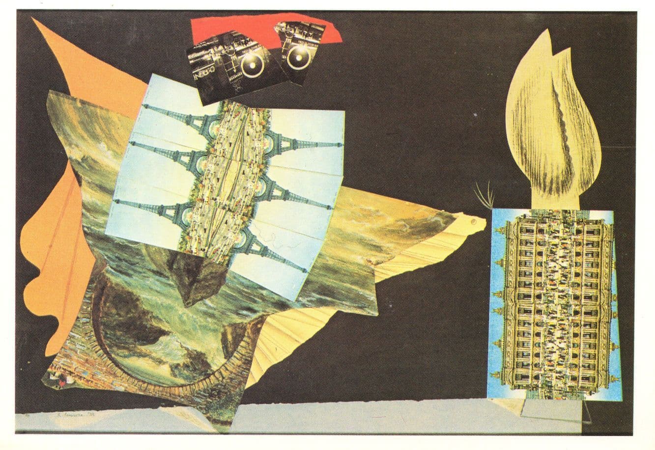 Roland Penrose Magnetic Moths 1938 London Tate Painting Postcard