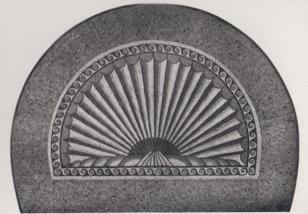Roman Mosaic Floor 2nd Century Scallop Shell Verulamium Museum Herts Postcard