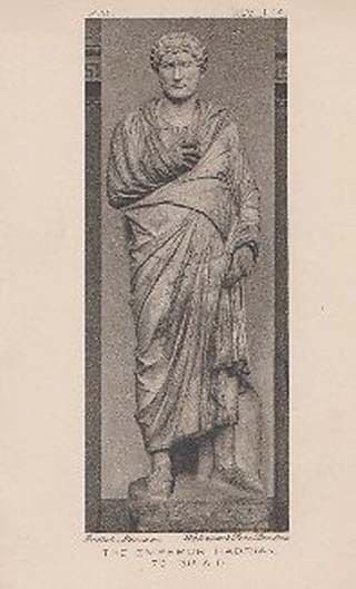 Rome Roman Emperor Hadrian Ruler Antique Museum Statue Sculpture Rare Postcard