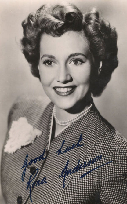 Rona Anderson  Scrooge Dr Finlays Casebook Printed & Hand DOUBLE Signed Photo