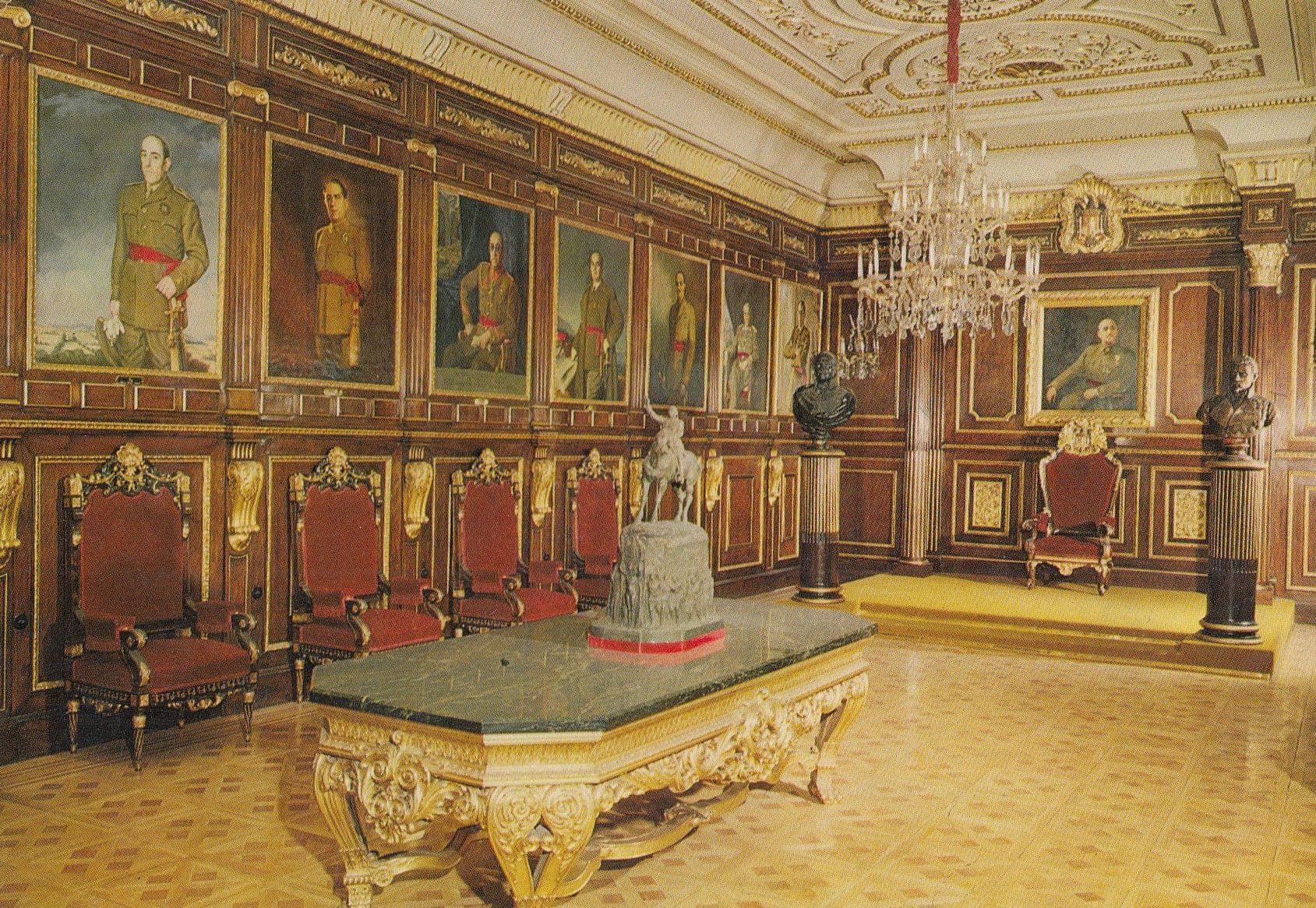 Room Of Laureates Army Museo Del Ejercito Spanish Military Postcard