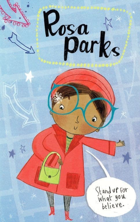 Rosa Parks American Montgomery Bus Civil Rights Activist Painting Postcard