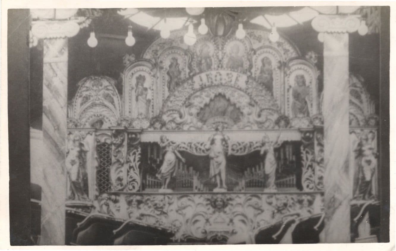 Rose Bros 112 Key Gaville Antique Fairground Organ PB Postcard Photo