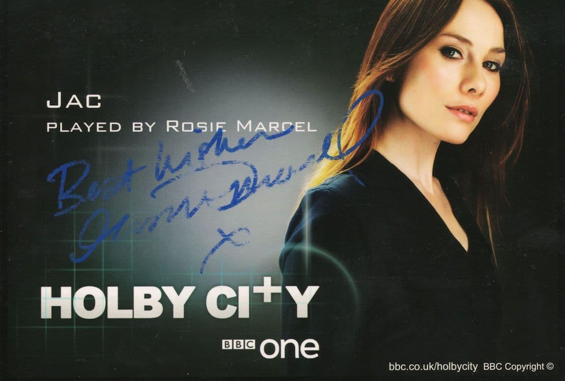 Rosie Marcel as Jac Holby City BBC Hand Signed Cast Card Photo
