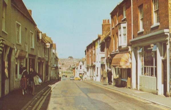 Rothes High Street Walls Ice Cream Embassy Cigarettes Sign Scottish 80s Postcard