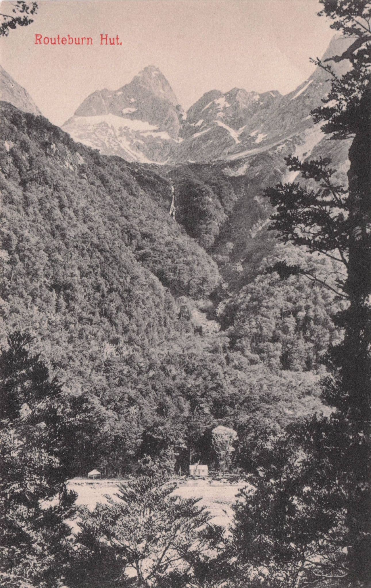 Routeburn Hut Track Islands New Zealand Postcard