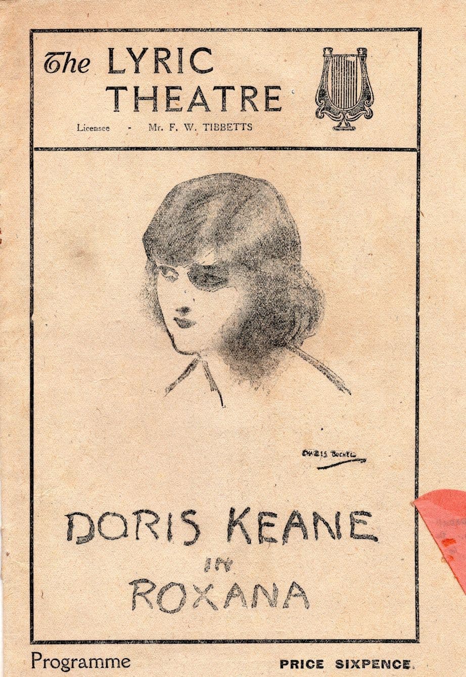 Roxana Doctor at Large Film Actress Doris Keane Antique London Theatre Programme