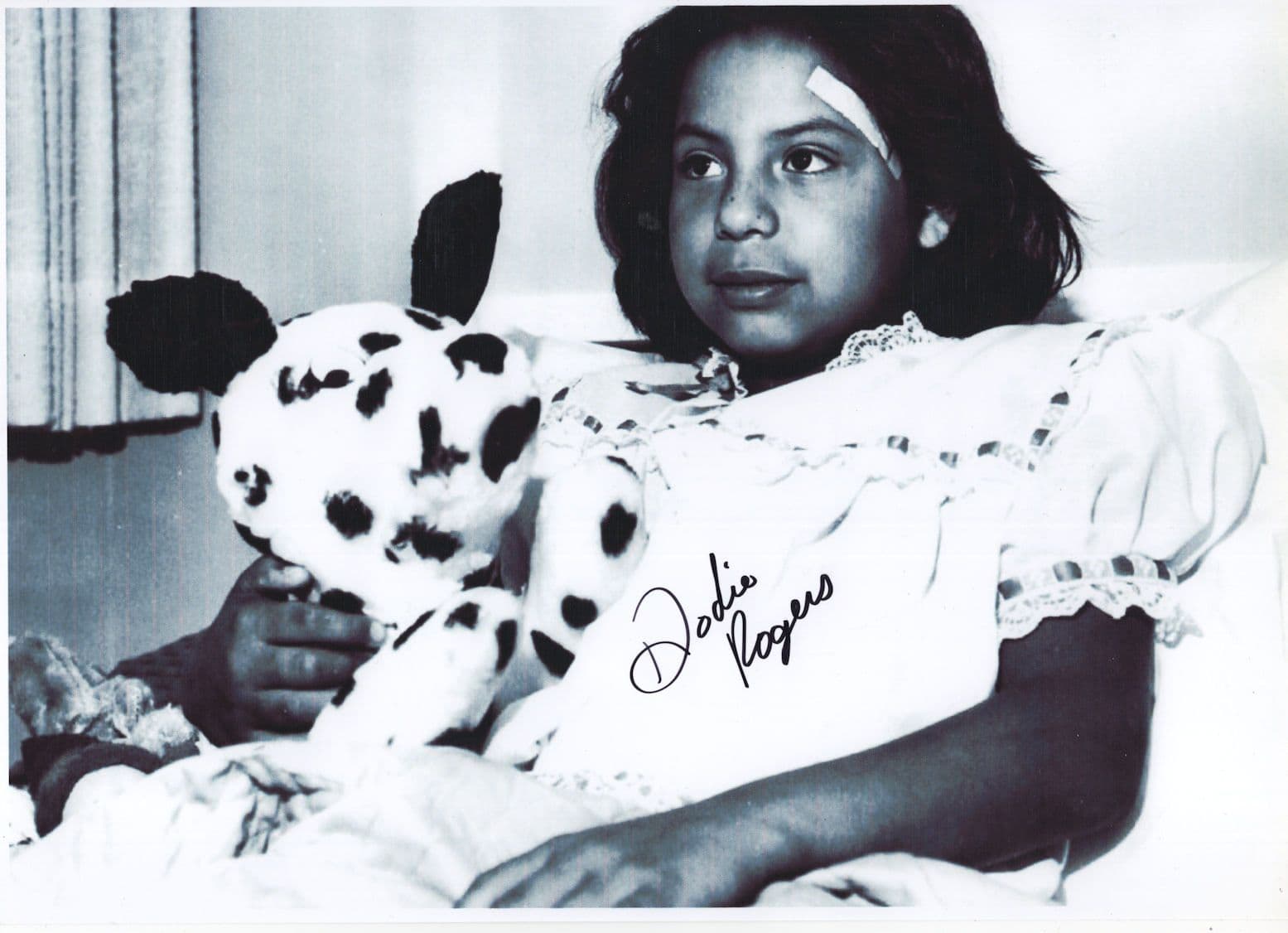 Roy Rogers Jn Daughter Child Dodie Country & Western Giant Hand Signed Photo