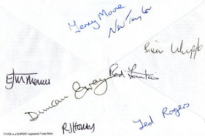 Royal Air Force Mountaineering Assoc MULTI incl Ted Rogers Hand Signed FDC