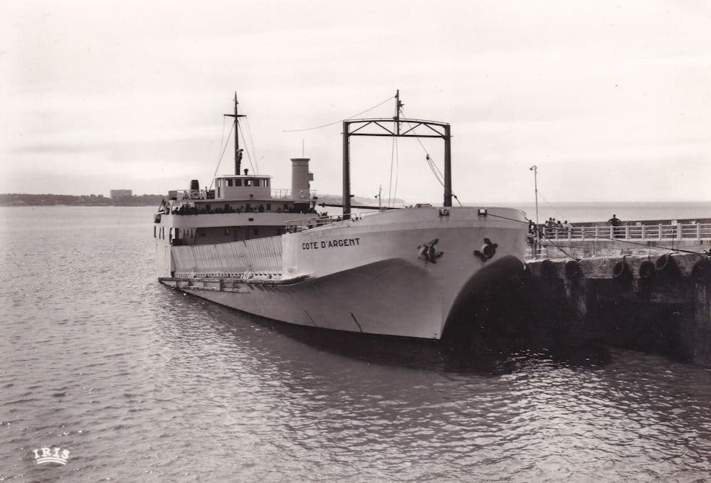 Royal Cote De Beauty Departure Of Ship Boat RPC Postcard