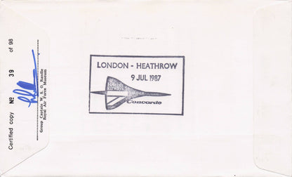 Royal Family Berlin Visit Carried On Concorde Queen Elizabeth Flight Hand Signed FDC