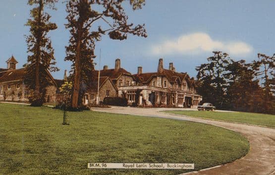 Royal Latin School Buckingham Postcard