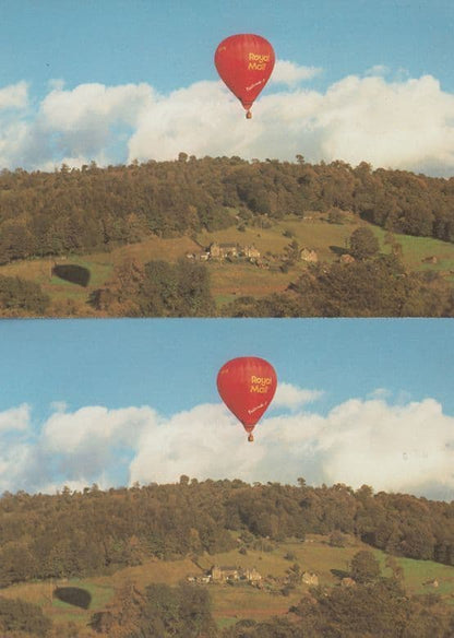 Royal Mail Flight Hot Air Balloon First Day Cover Mint 2x Postcard