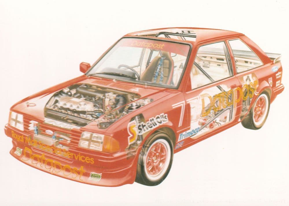 Royal Mail Racing Car Sports Shell Petrol Advertising Postcard