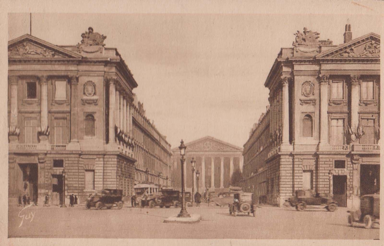 Royal Street Paris Antique Postcard