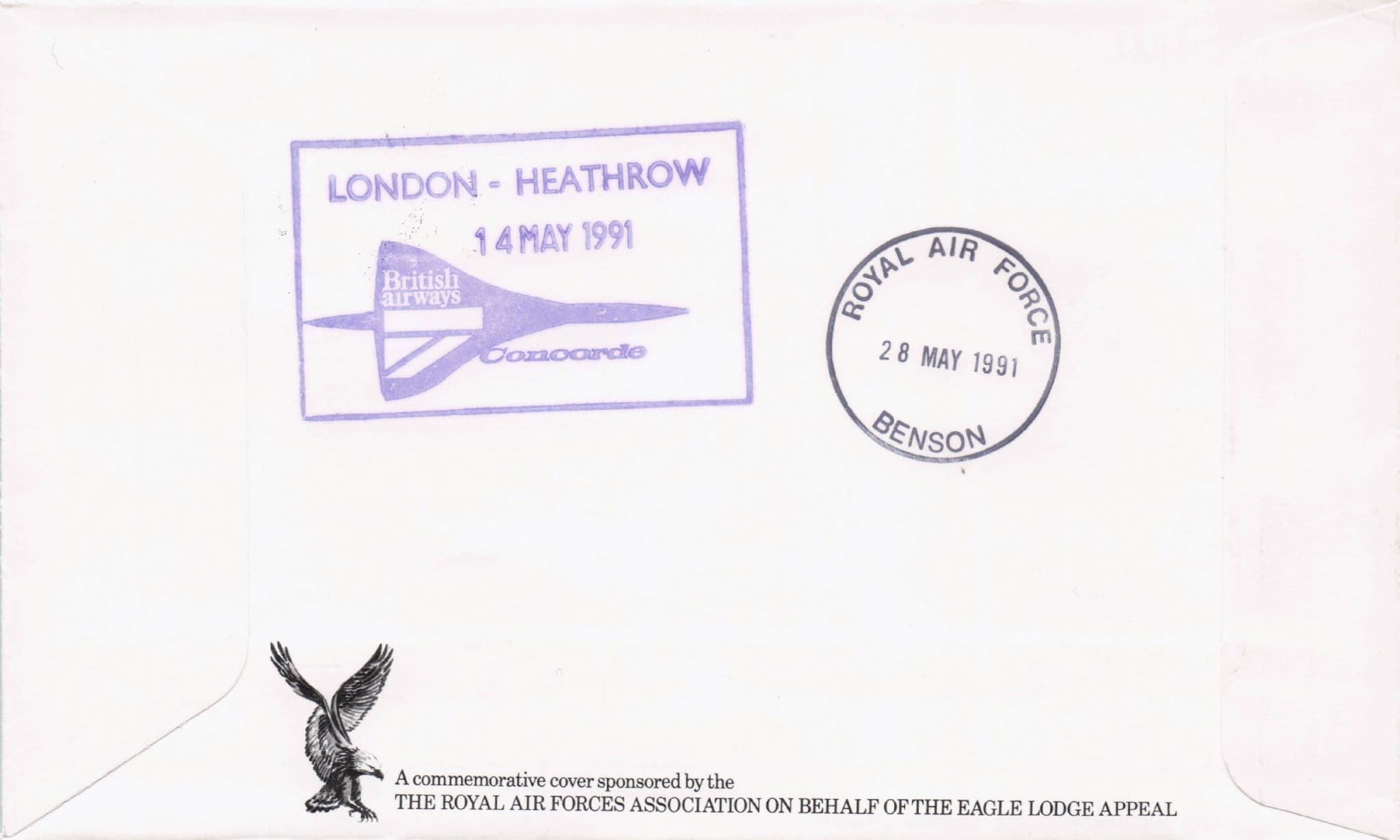 Royal Visit To America USA Queen Elizabeth Rare 1991 Plane Flight Flown FDC