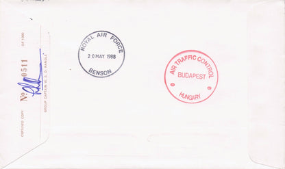Royal Visit To Hungary Duke Of Kent Flight Commander Hand Signed FDC