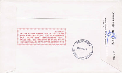 Royal Visit To Ireland Baron Killyleagh Flight Commander Hand Signed FDC