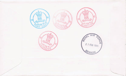 Royal Visit To South Africa Queen Elizabeth Rare 1991 Plane Flight Flown FDC