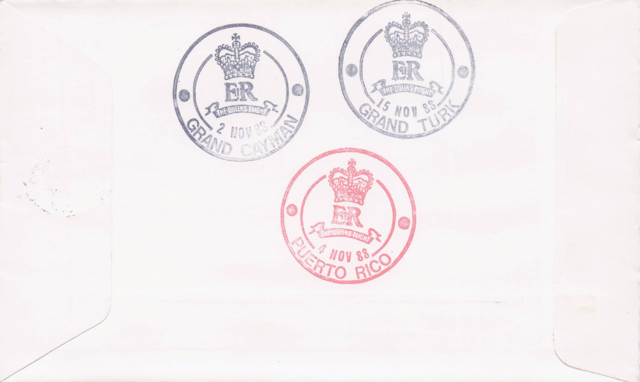 Royal Visit To The Caribbean Princess Alexandra 1988 Plane Flight Flown FDC