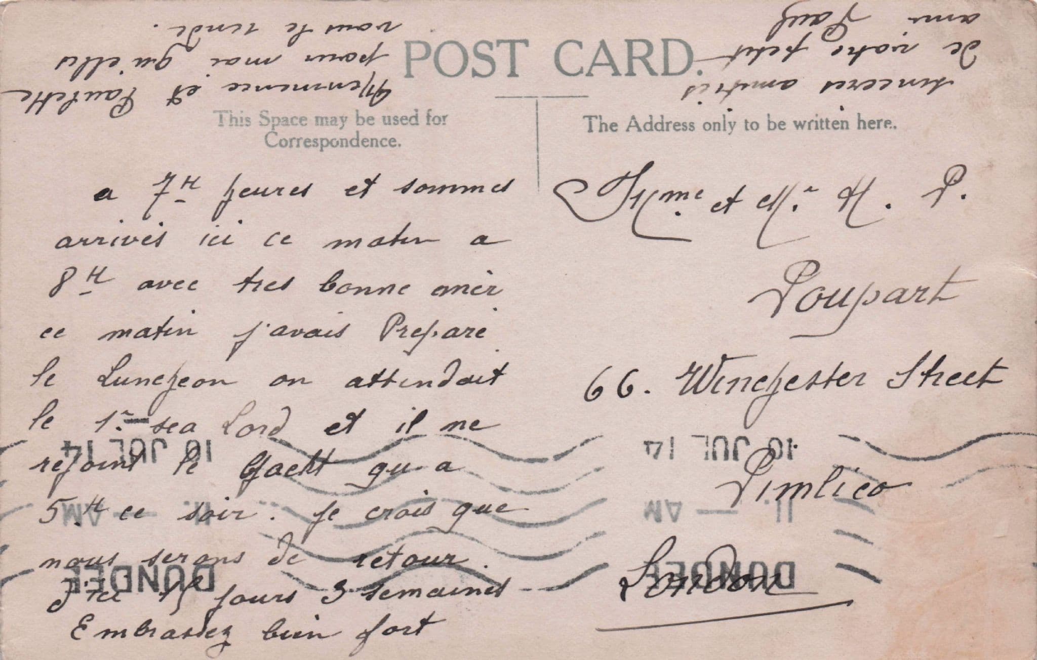 Royal Yacht Victoria & Albert King George On Board WW1 Ship RPC Postcard