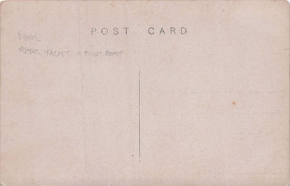 Royal Yacht Victoria & Albert & Pilot Ship Old Deal Kent Postcard