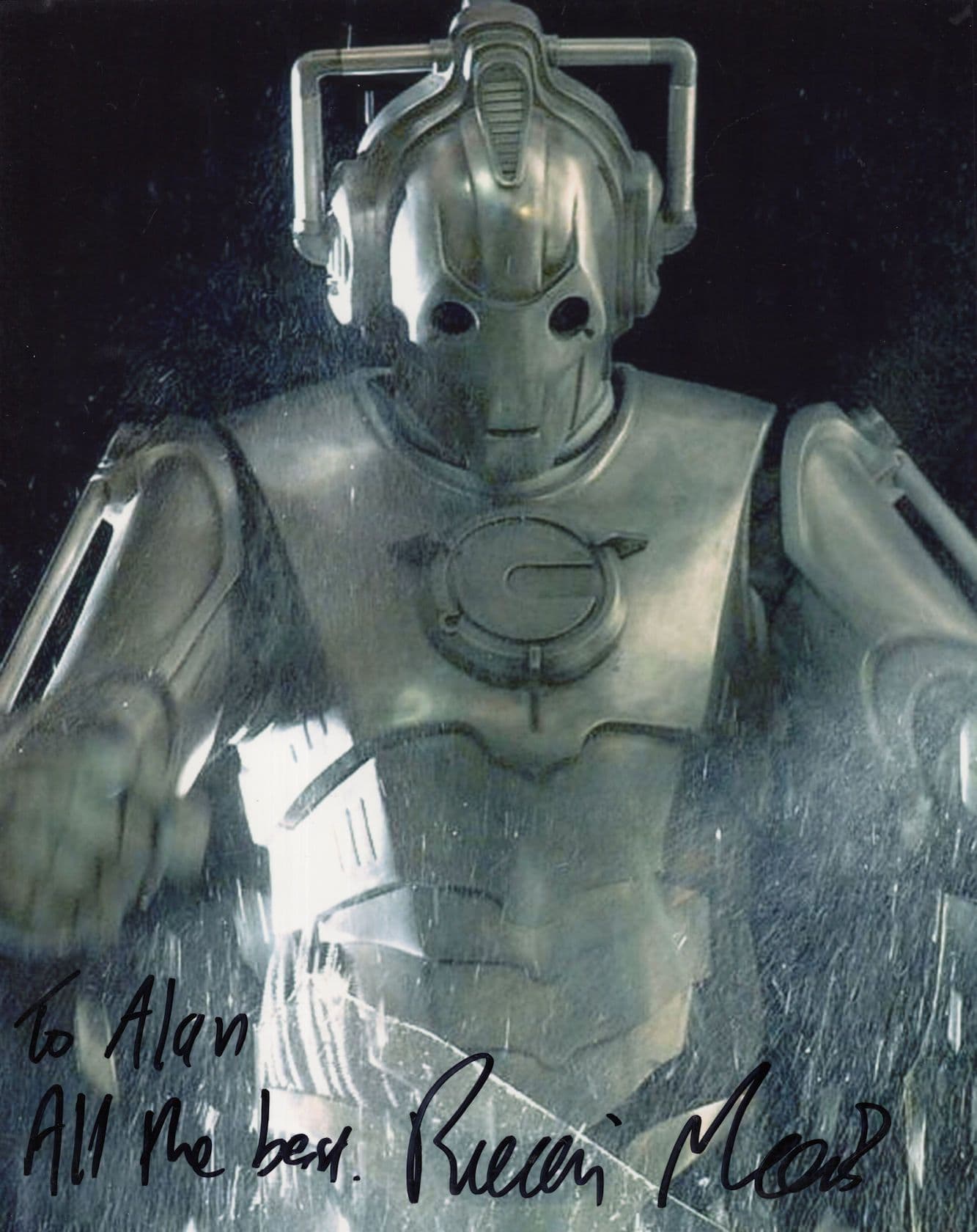 Ruari Mears Dr Who & The Cybermen 10x8 Hand Signed & COA 2x Photo s