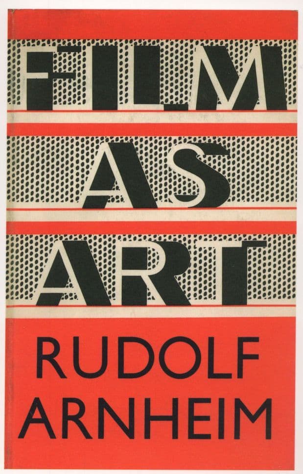 Rudolf Arnheim Film As Art 1958 Book Postcard