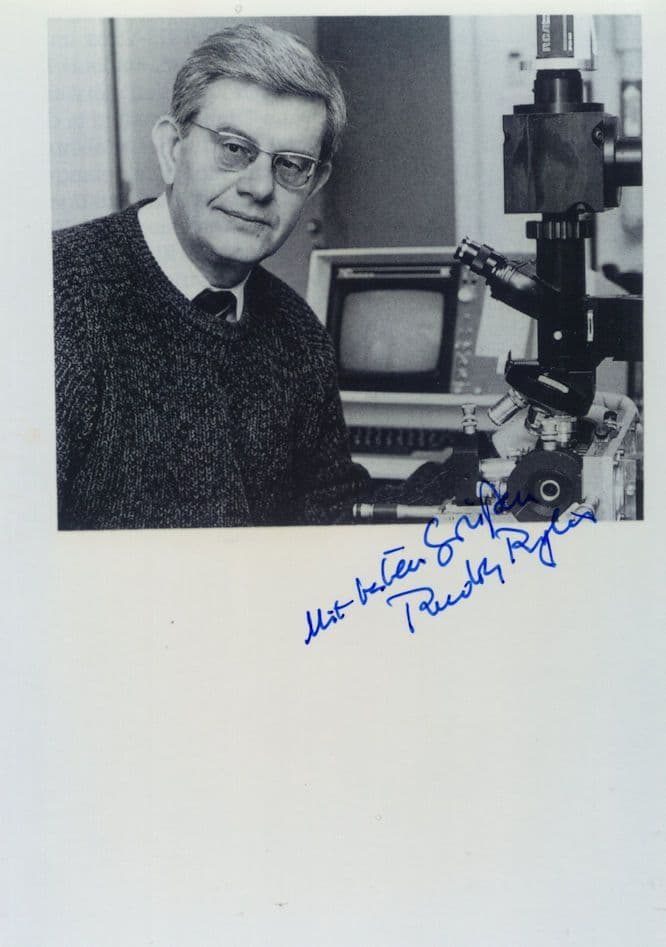 Rudolf Rigler Biophysics Scientist Molecule Studies Hand Signed Photo