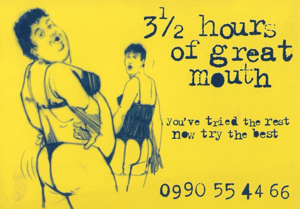 Russ & Jono Virgin Radio 1990s Show Advertising Postcard
