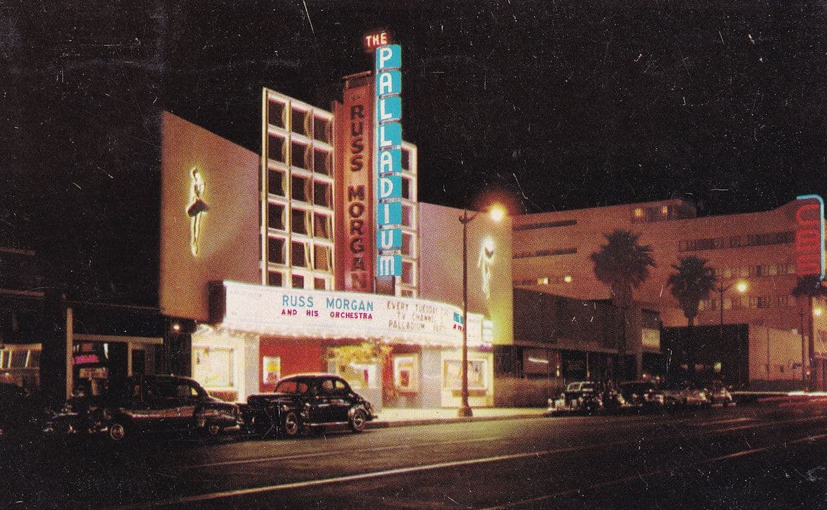 Russ Morgan Live at Hollywood Palladium Postcard