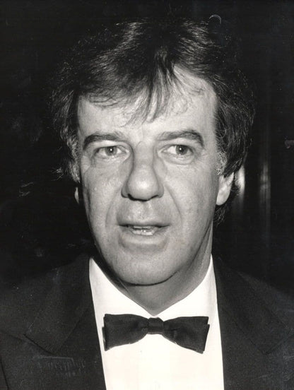 Russell Harty BBC TV Show Chat Show Host 1988 London Press Photo