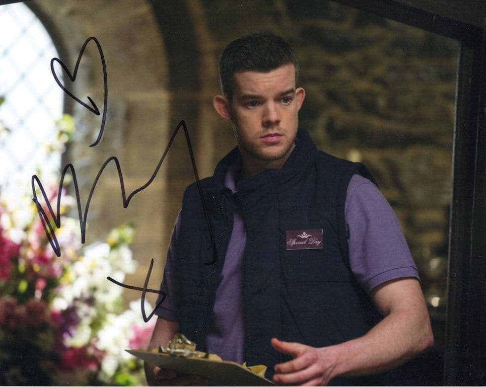Russell Tovey Being Human Looking 10x8 Hand Signed Photo