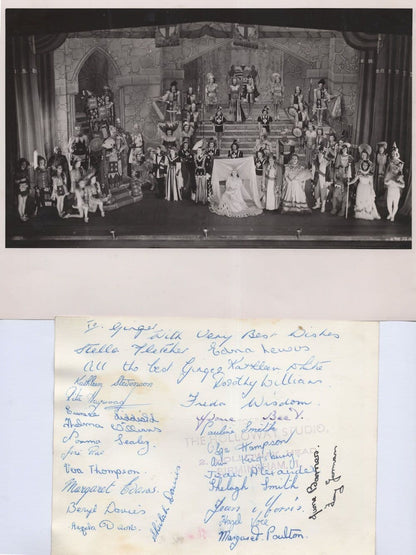 Ruth Draper Birmingham Theatre Press 25 x Hand Signed Photo