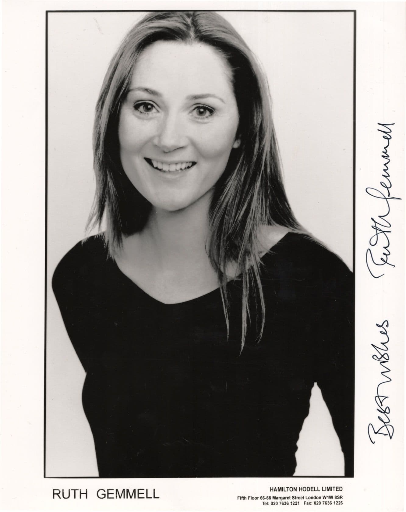 Ruth Gemmell Bridgerton Vintage 10x8 Management Hand Signed Photo