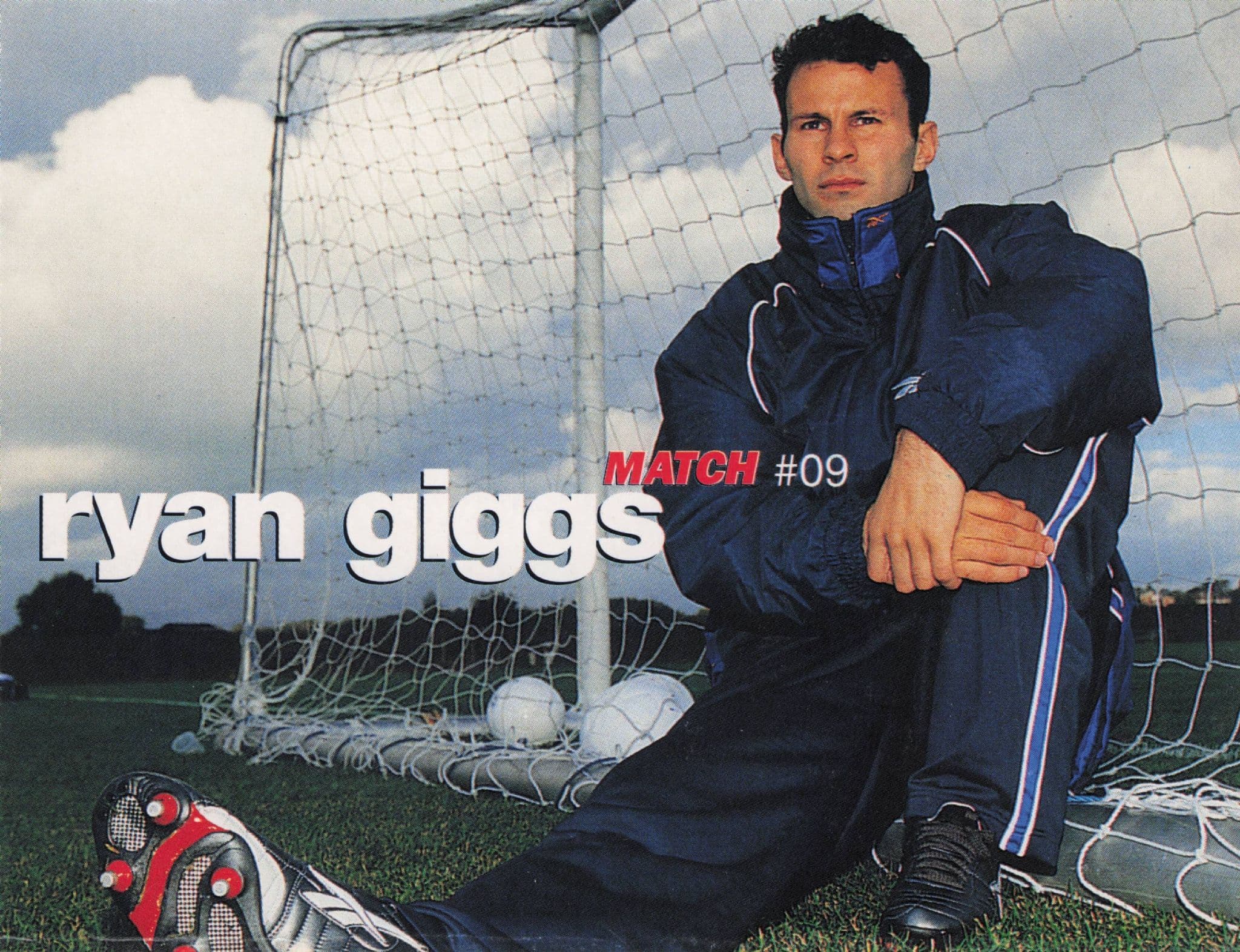 Ryan Giggs Manchester United Utd Football Club Postcard