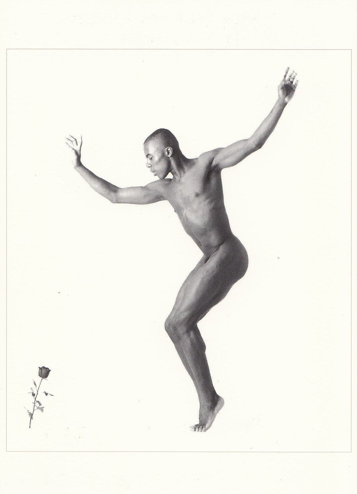 Ryan Taylor Rose For a Muscle Man Athletic Ballet Star Photo Postcard