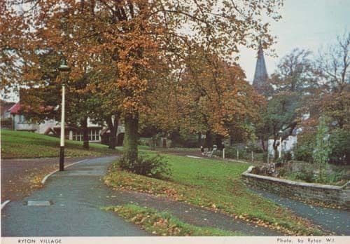 Ryton Village Durham Womens Institute Rare Photo Postcard