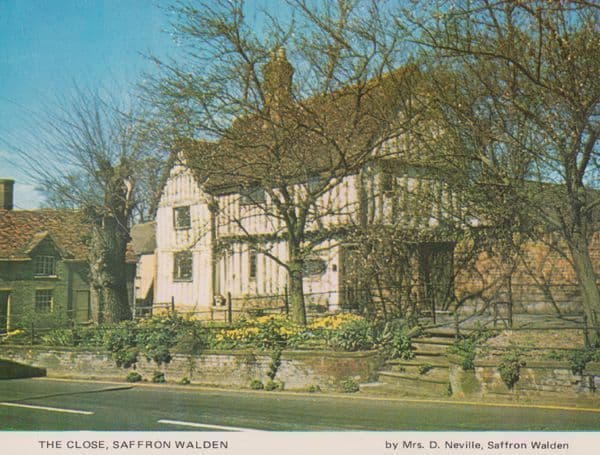 Saffron Walden The Close Womens Institute Rare Essex Vintage Postcard