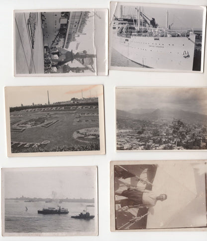 Sailor Playing Cricket in Japan 16x Small Old Japanese Photo s