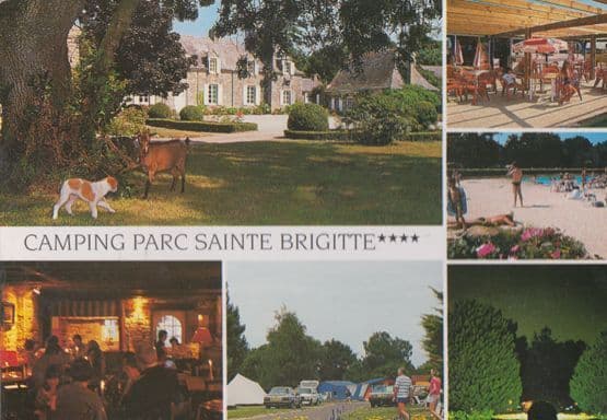 Saint Brigitte Caravan French Camping Park Chaine Brehet Postcard