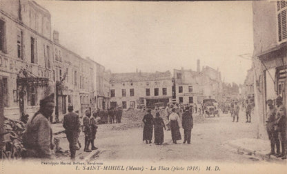Saint Mihiel 24x WW1 War French Antique Postcard Book