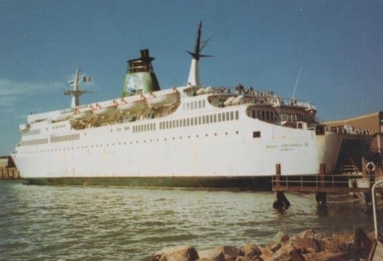 Saint Patrick II 2 at Rosslare County Wexford Ferry Rare Postcard